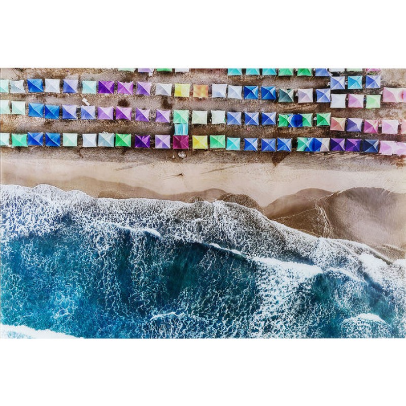 Picture Glass The Beach 100x150cm